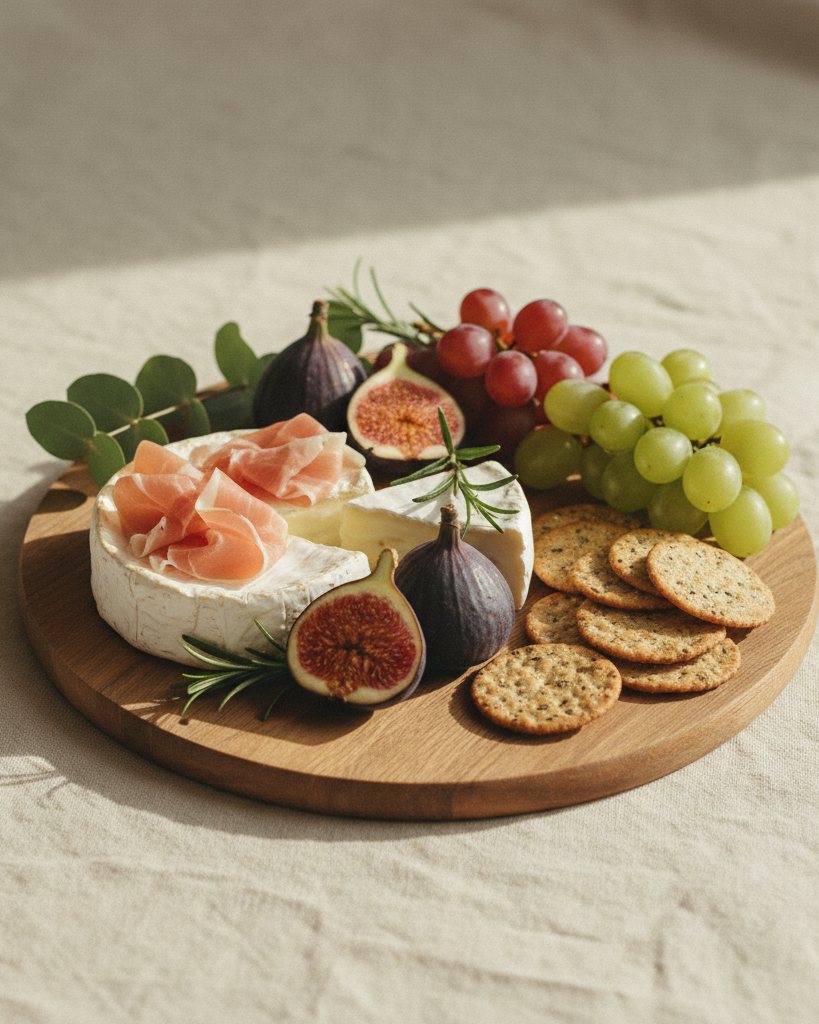A small round board for two