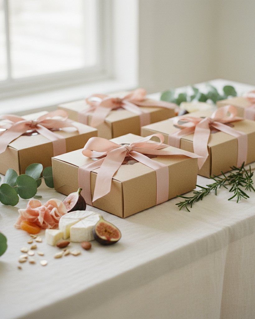 Boxes tied and ready to go out